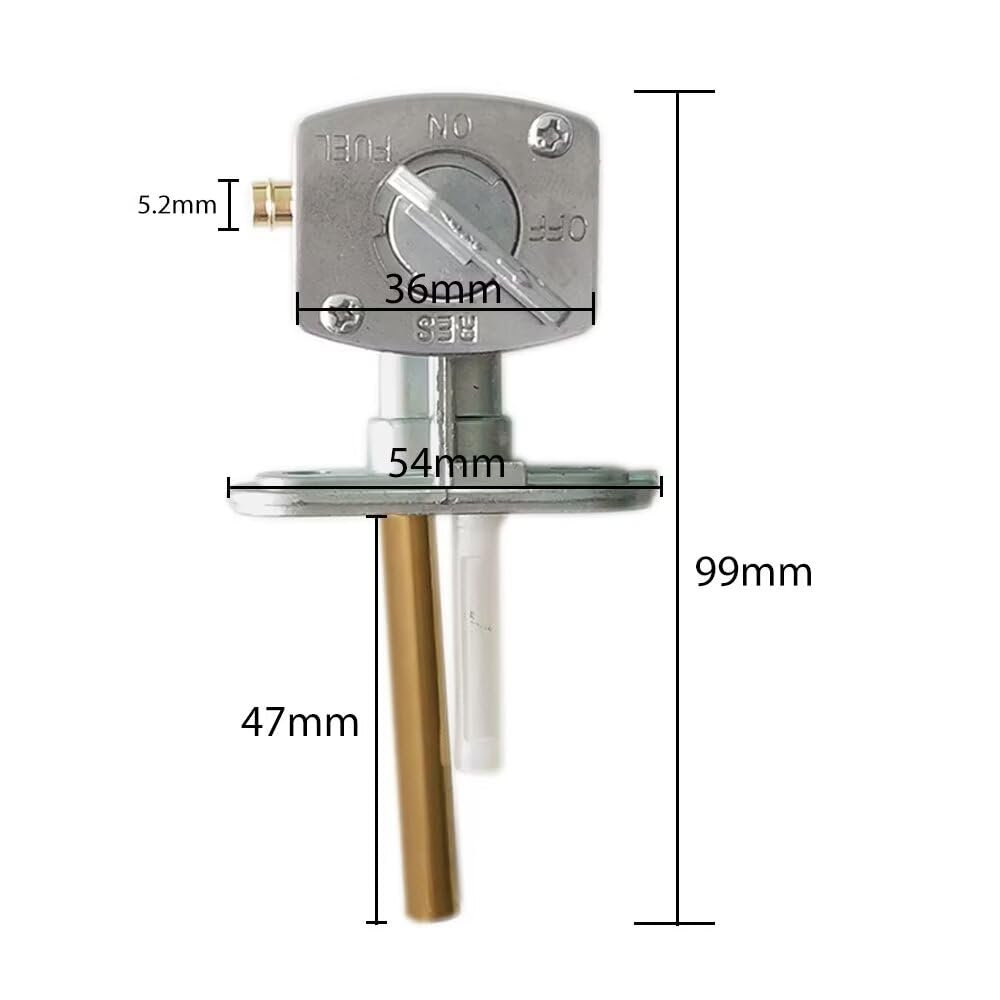 Fuel Tank Petcock Switch Valve Replacement For Yamaha Tw200 Trailway Raptor Grizzly Kodiak Ttr Wr Xt Banshee Polaris Predator