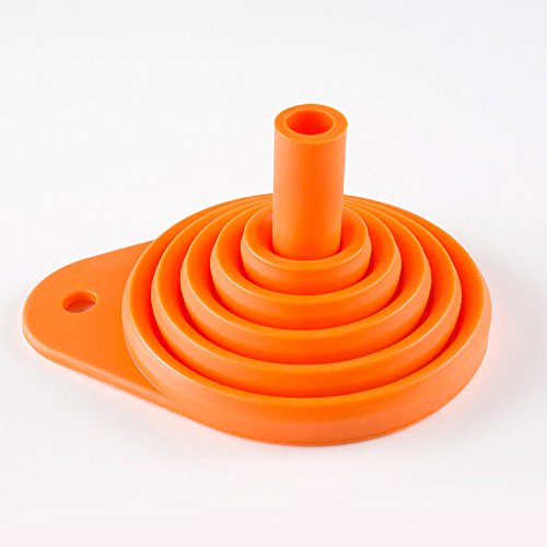 Kiwav Motorcycle Silicone Foldable Collapsible Oil Funnel