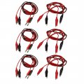 A 6 Pairs Alligator To Banana Connector Cable Jumper Wire Test Leads 1m Length 