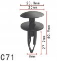 Autobahn88 Compatible With Bumper Fascia Clip For Gm Saturn 1996-on Oem 21095797 Pack Of 20