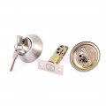 Uxcell Cylinder Shape Single Deadbolt Security Door Keyed Locks Knob Lockset