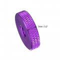 Uxcell Flat Knurled Nut M6 X 20mm 5mm Thumb Nuts Lock Adjusting Aluminum Alloy Purple 5pcs
