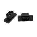 15pcs Ac 250v 2 5a Iec320 C7 Male Panel Mount Power Inlet Socket 