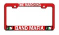 The Marching Band Mafia Italian Italy Rd Auto Metal License Plate Frame Tag Holder Heavy Duty Steel Universal Fit For Us And 