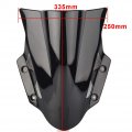 Fsfy Windscreenshield Wind Deflector Wraparound Black Wind Splitter Compatible For Suzuki Gsx250r 2017-2020 Clear
