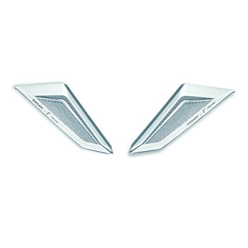 V4 Mirror Hole Covers 97380901a Silver Round Left Side Windshield Mount For Track Use