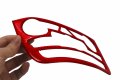 Red Real Carbon Fiber Dashboard Gps Navigation Cover Trim Fits Grand Cherokee 2014-2018 Interior Accessories 7pcs
