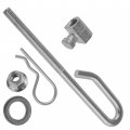 Caltric Deck Lift Bolt Nut And Trunnion Compatible With John Deere E130 E140 E150 E160 E170 E180