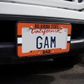 Oklahoma State University Dad License Plate Tag Frame