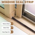 32 8 Ft Window Seal Strip Self Adhesive Weather Stripping Sliding Door Soundproof Dustproof Draft Blocker For Cabinet Doors