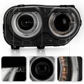 Acanii For Halogen W O Air Ducts Model 2015-2022 Dodge Challenger Led Drl Projector Headlight Headlamp Passenger