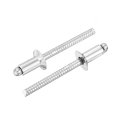70pcs 3 16 X 8 304 Stainless Steel Countersunk Blind Rivet Open-end Type Rivets For Diy Sheet Metal Automotive Repairs 