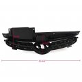 G-plus Chrome Front Center Bumper Grille Grill Compatible With Hyundai Elantra 2014-2016 Replace For 863503y500 Black