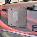 Steinjager J0043946 Gray Hammertone Spare Tire Carrier Delete Plate 