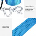 Recovery Tow Strap Emergencying Rope For Vechiles Car Trailer Tow Road Towing Cable Tree Saver With Reflective Strip Hooks 8