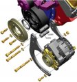Powermaster 2898 Polish Alternator Bracket Low Mount Sbc For Cs121 130 6 14 Mating Alt 