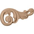 Ekena Millwork Onl09x04x01swch Each Side Medium Swaying Scrolls Pair 9 8-inch X 4 1 3 4-inch Cherry 