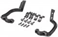 Polisport 8308500029 Bullit 1 Mounting Point Mx-style Plastic Handguard With Kit Included Compatible Honda Motorcycles In Black
