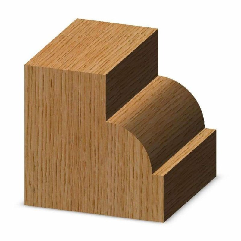2106 Beading Router Bit 4 In Radius Large Diameter Shank 1 2 Cutting Length Carbide Tipped Cut