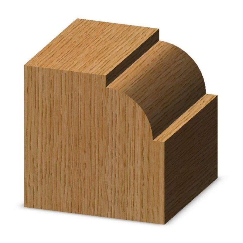 2106 Beading Router Bit 4 In Radius Large Diameter Shank 1 2 Cutting Length Carbide Tipped Cut