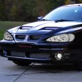 Auto Dynasty Pair Of Led Daytime Running Light Chrome Housing Clear Corner Headlight Lamps Compatible With Pontiac Grand Am