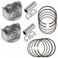 Caltric 2x Cylinder Piston Ring Kit For Kawasaki Teryx 750 Fi Krf750 4x4 2012-2013