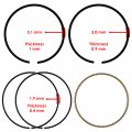 Caltric 2x Cylinder Piston Ring Kit Compatible With Kawasaki Teryx 750 Fi Krf750 4x4 2012-2013