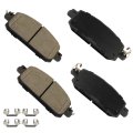 Front Ceramic Disc Brake Pad Set D2310 For 2021 2024 Nissan Kicks 1 6l And 2020 Sentra 2 0l 4 Piece Kit With Hardware 