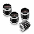 Ipick Image For Jeep Trailhawk In Black On Real Carbon Fiber Barrel Silver Aluminum Tire Valve Stem Caps