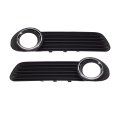 Fog Light Cover For Toyota Avalon 2008 2009 2010 Driver And Passenger Side Pair Painted Black With Chrome Molding Dot Certified 