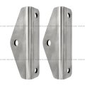 2pcs Door Mirror Mounting Angle For Bracket Arm Stainless Fit After 2005 Peterbilt 335 340 357 382 385 386 325 330 348 388 389