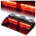 16 Led High Intensity Law Enforcement Emergency Hazard Warning Strobe Lights For Interior Roof Dash Windshield With Suction 