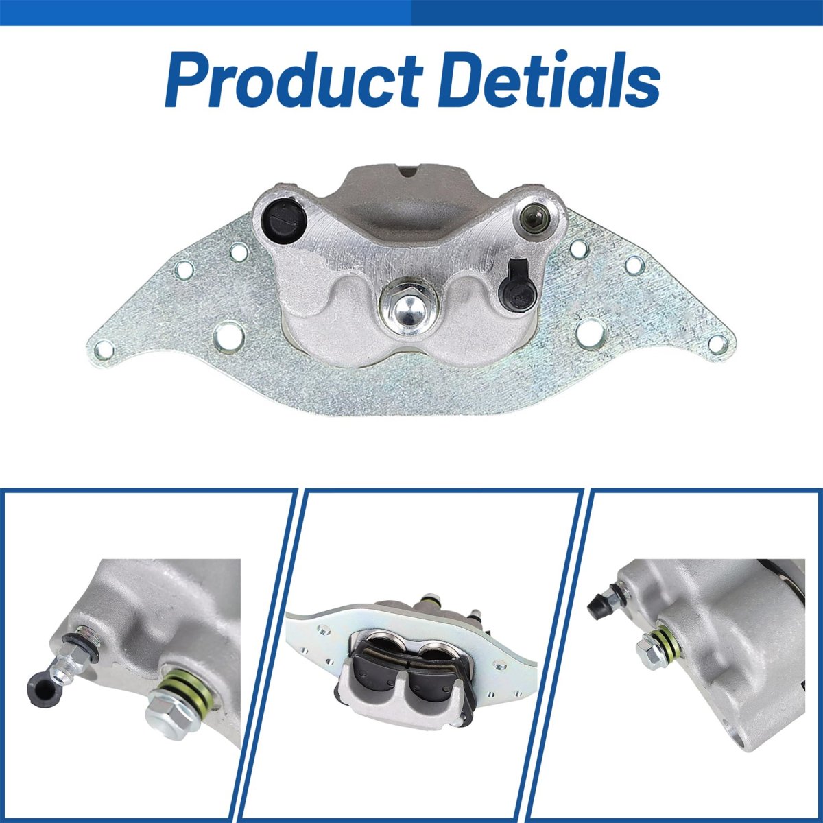 Front Left Right Brake Calipers With Pads For Polaris Rzr 900 2015 2019 Replacement Part Number