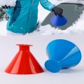 Durags Ice Scrapers For Car Windshield 2pce Colorful Magic Conical Snow Scraper Funnel Scrape Remover 2 Red Bliu 