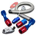 Dna Motoring Odl Stainless Steel Oil Drain Line 