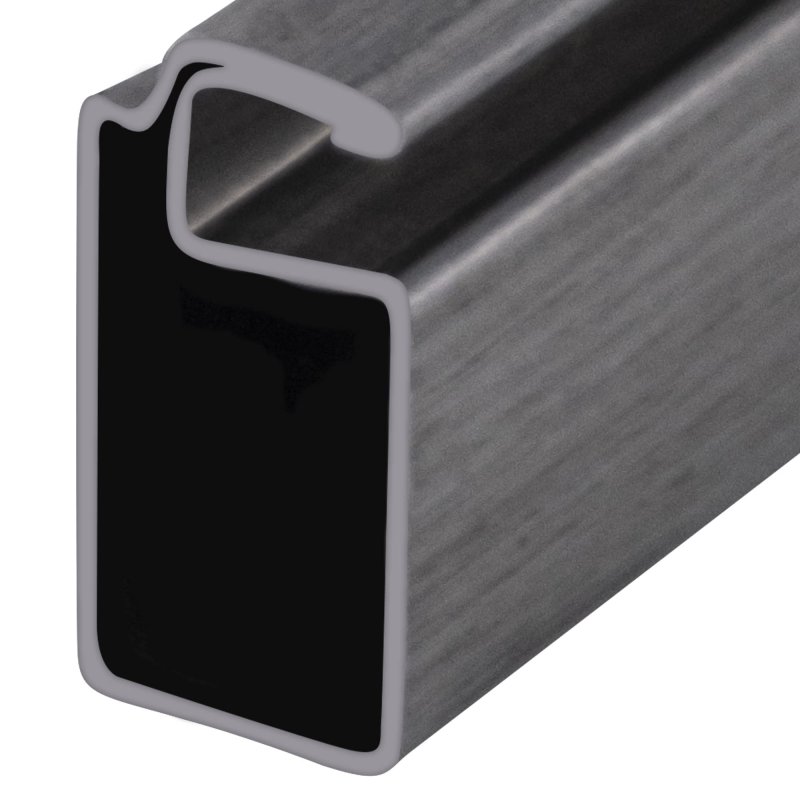 Crl Mill Finish 3 4 X 8 Roll Formed Aluminum Screen Frame 12 Ft Long