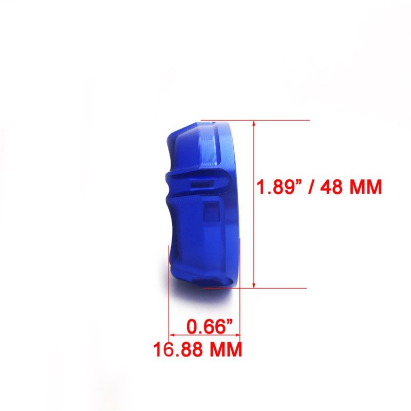 Httmt 249008-cap- 38mm Clutch Brake Reservoir Cap Front Rear For Suzuk Gsxr 600 750 1000 Sv Tl Blue