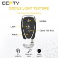 Ocpty Key Fob Shells Case For 2016-2021 Chevy Malibu Camaro Cruze Xl8 System 1pcs