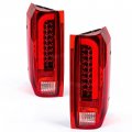 Hecasa Tail Light Brake Lamps Compatible With 1990-1997 Ford F150 F250 F350 Bronco F Super Duty Styleside 3d Led Tube Bar Lh Rh