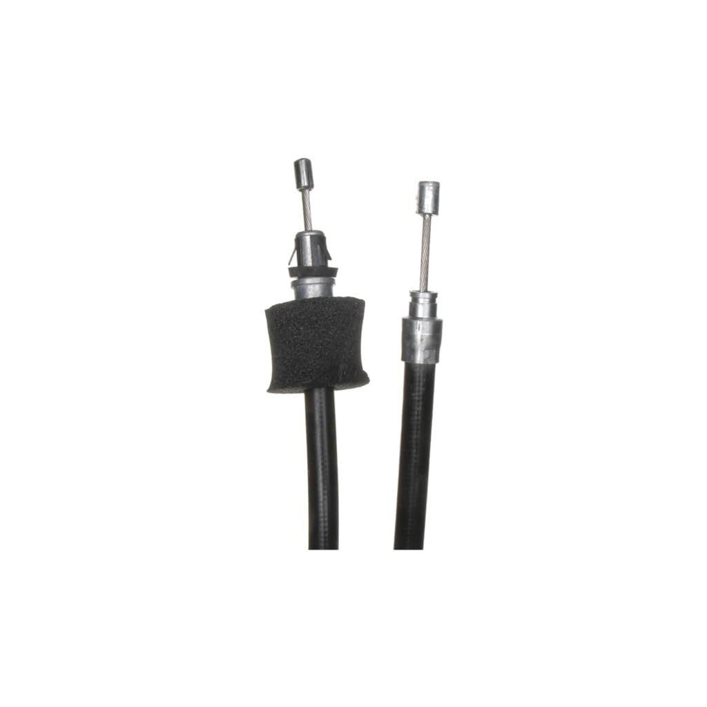 Front Parking Brake Cable For Chevy Impala 2000 To 2010 Steel With Epdm Rubber Jacket Fixed Wire Stop Black