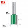 Trend C032bx1 2tc Router Bit Black