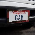 A Nightmare On Elm Street Logo License Plate Tag Frame