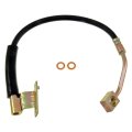 Brake Hose For Mercury Marauder 2003 2004 Epdm Rubber Flexible Black 15 63 In Axis 1 Length 3w1z2a442-aa 6w1z2a442-aa 