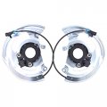 Newyall Pair Front Left And Right Abs Wheel Speed Sensor With Harness Dust Shield