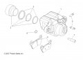 Polaris Atv Brake Pads Kit Part Set Of Two