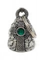 Bravo Bells Celtic Cross Diamond Biker Bell Accessory Or Key Chain For Good Luck On The Road 
