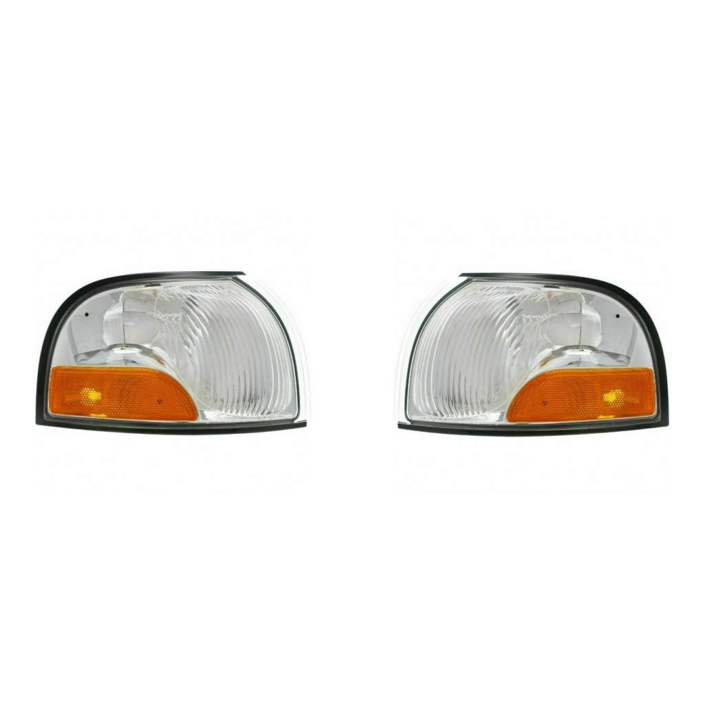 Signal Side Marker Light Pair For 1999 2002 Mercury Villager Driver And Passenger Fo2520158 Xf5z 13201ab B6115 7b000 Amber