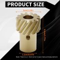 Zreneyfex 0 500 Inch Distributor Gear Replacement For Chevy Sbc Bbc 262-454 Engines 350 383 454 Msd Roller Cam