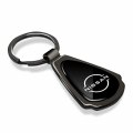 Ipick Image Made Black Dome Shinning Dark Gunmetal Metal Teardrop Key Chain With Logo For Nissan New