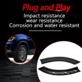 Culmkari 1 Pair Rear Door Wheel Arch Molding Garnish Trim Fits For 2019-2023 Honda Passport 2016-2022 Pilot Replace Number